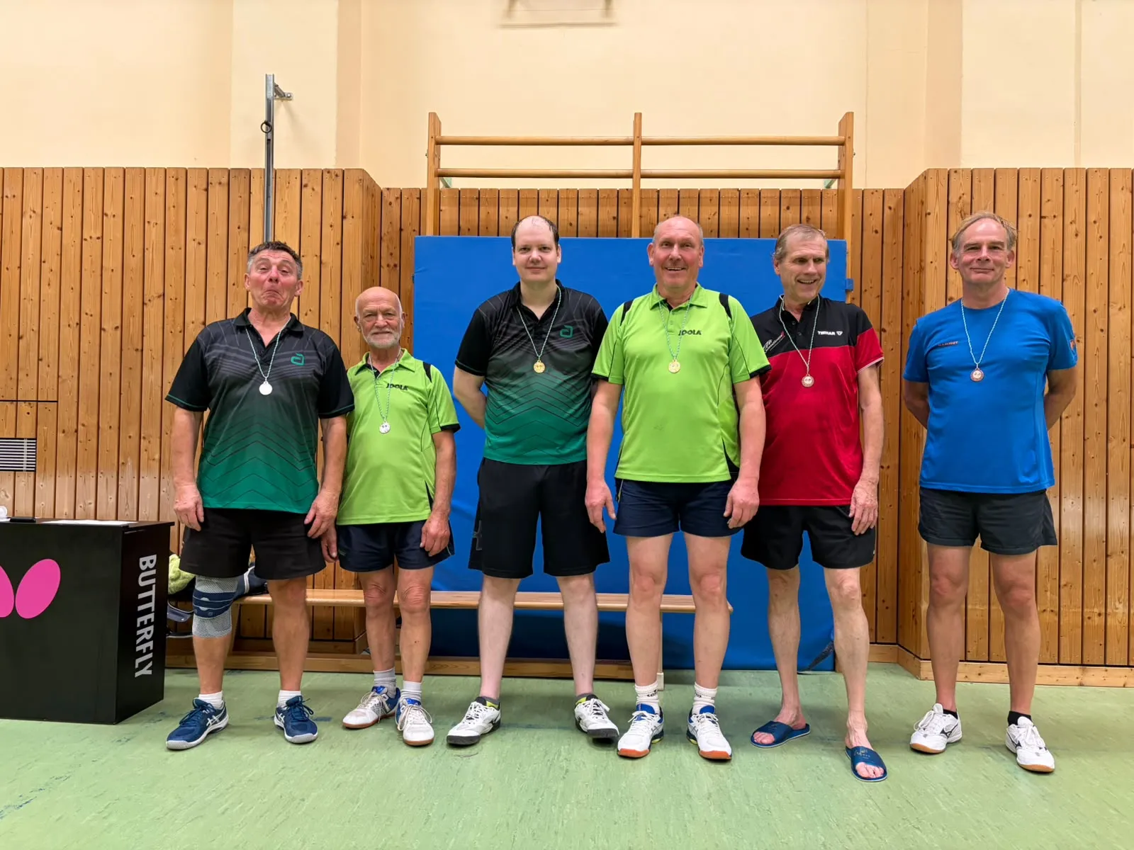 Siegerehrung im Doppel bei der Vereinsmeisterschaft 2026.